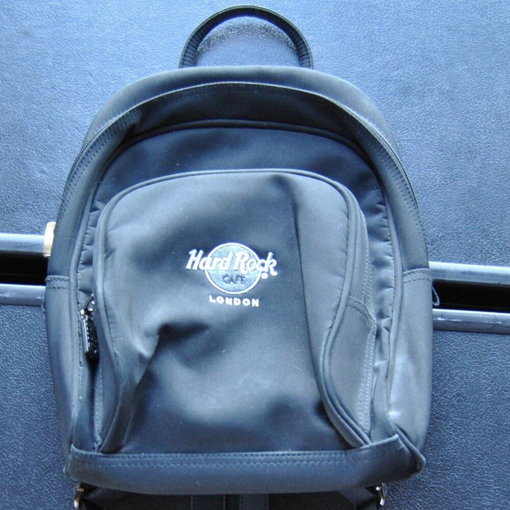 Hard Rock Café London Mini Backpack Size: 15"x10"
